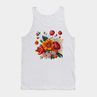 Flowers: Nature's Exquisite Creations in Every Hue. Tank Top